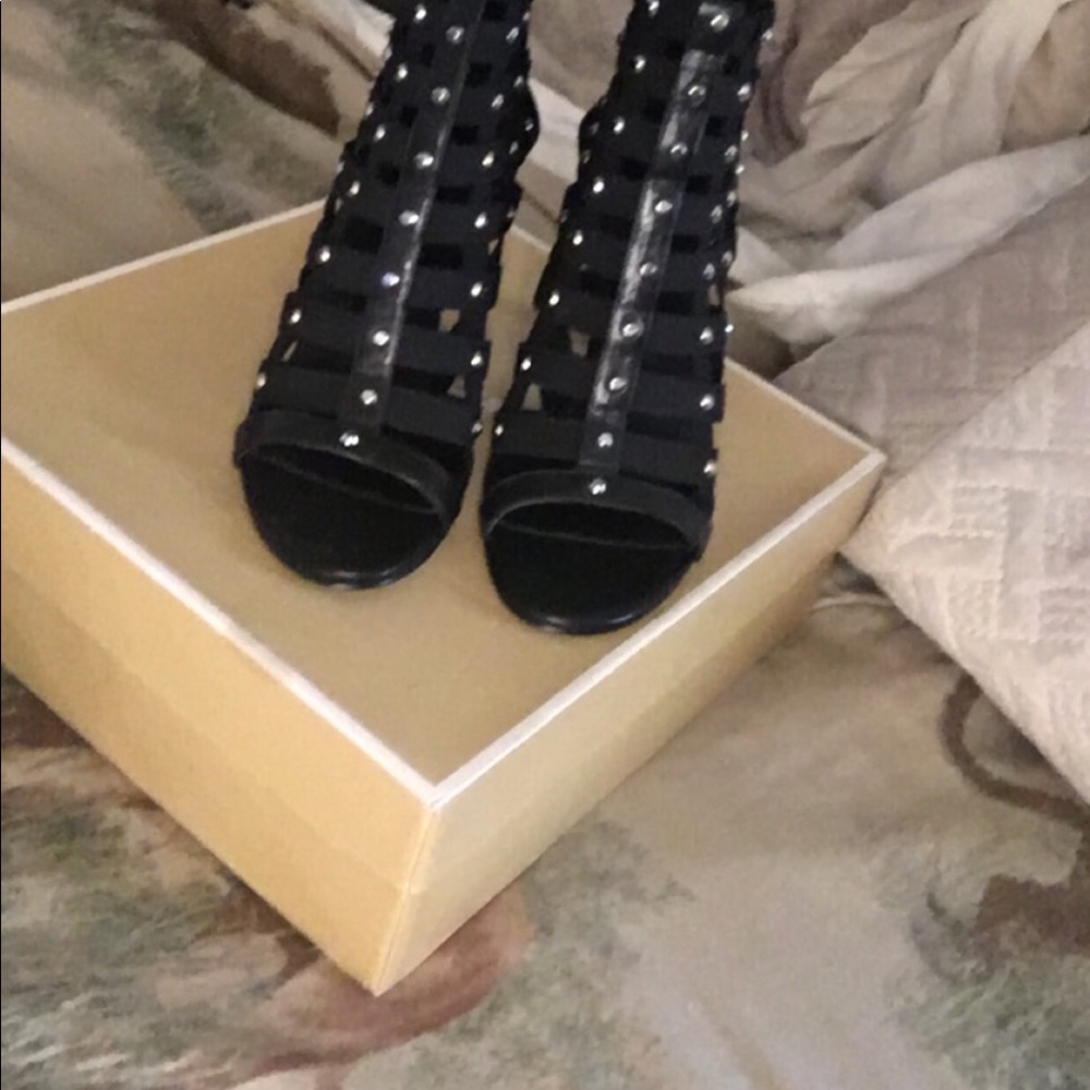 Studded Strapped Booties - image 2